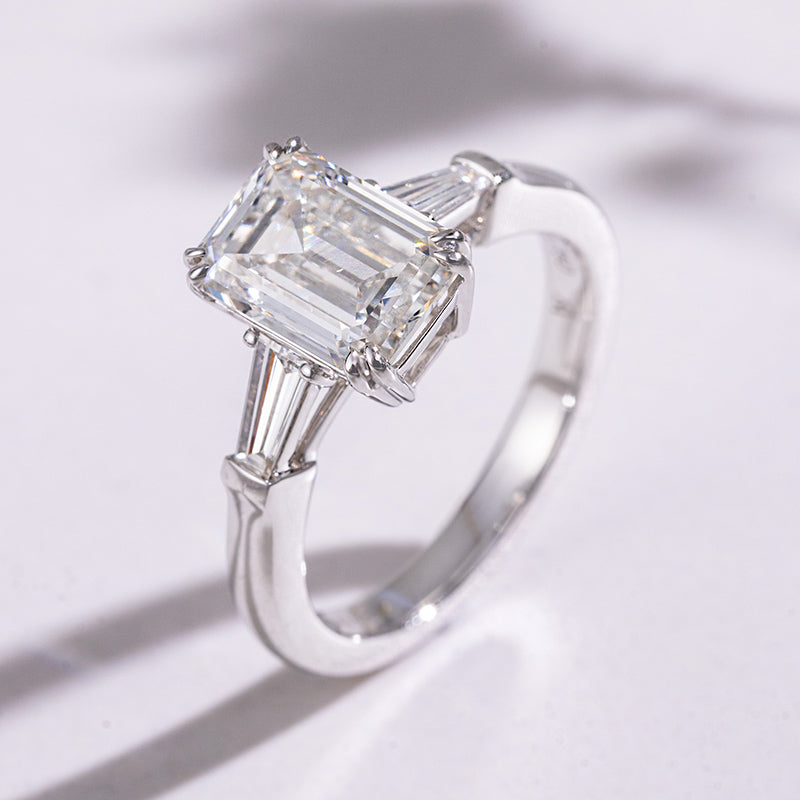Luminous Grace Emerald Ring (3.01 ct. emerald cut)