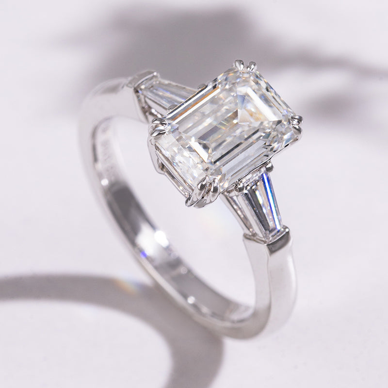 Luminous Grace Emerald Ring (3.01 ct. emerald cut)