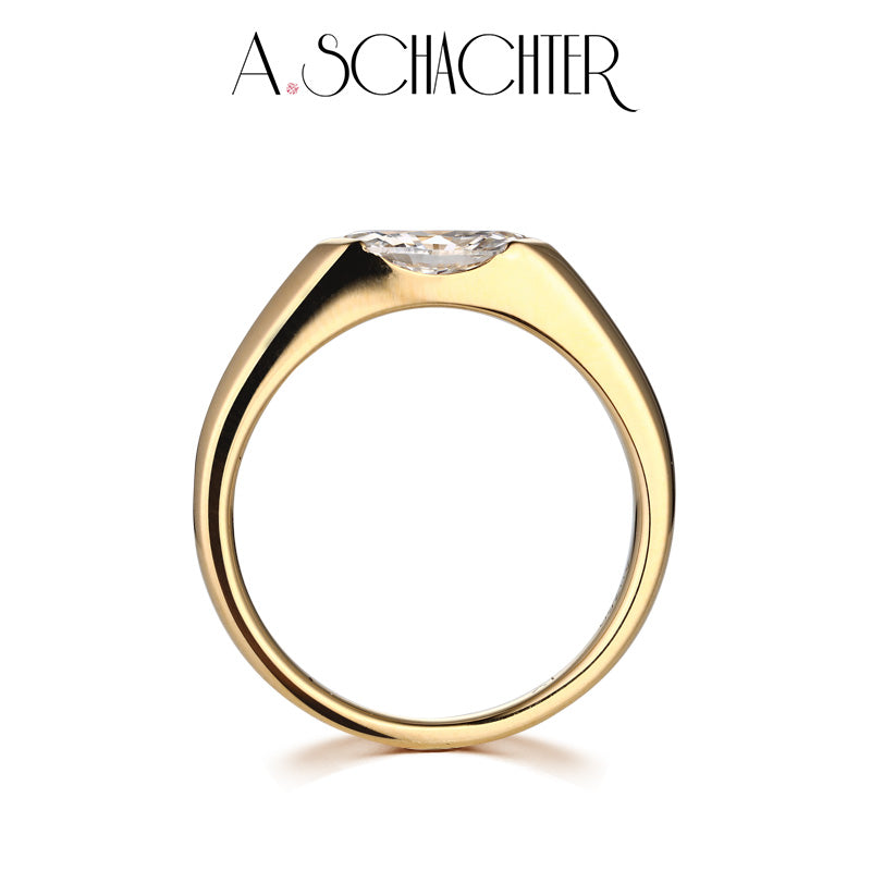 Celeste Marquise Solitaire Ring(0.5 ct. marquise cut)