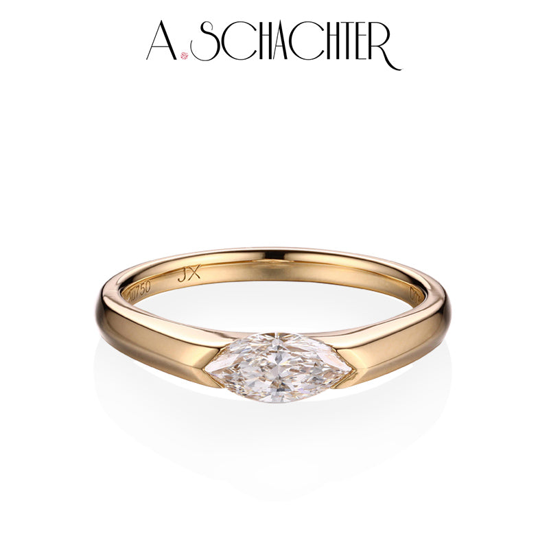 Celeste Marquise Solitaire Ring(0.5 ct. marquise cut)