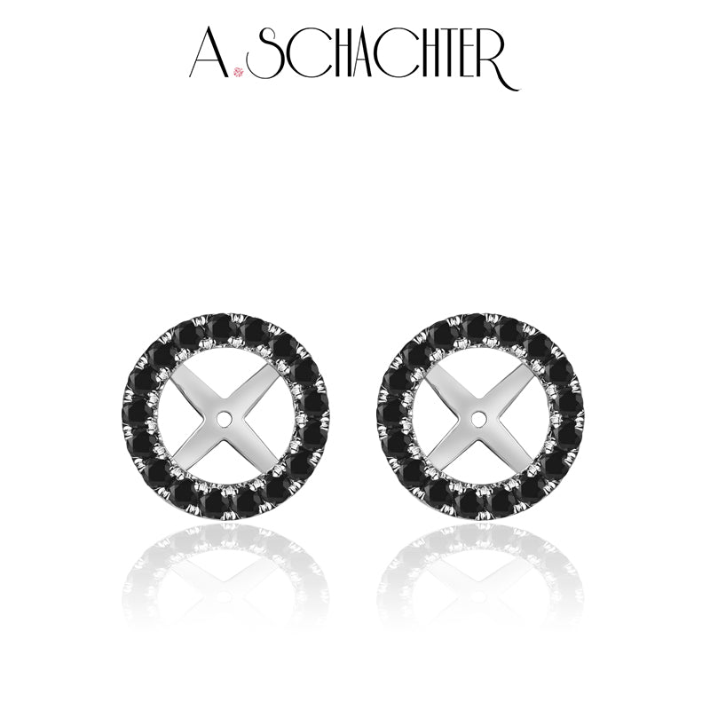 Noir & Lumière Solo — Black Halo Jacket(0.82 ct. Round cut)