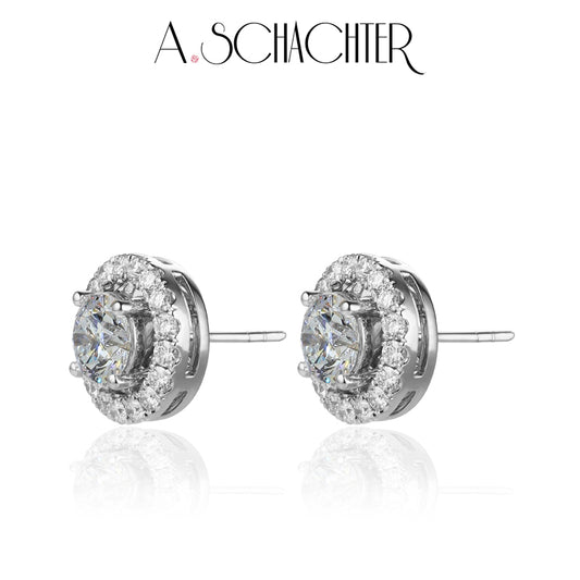 Noir & Lumière Duo — White (1 ct. Round cut)