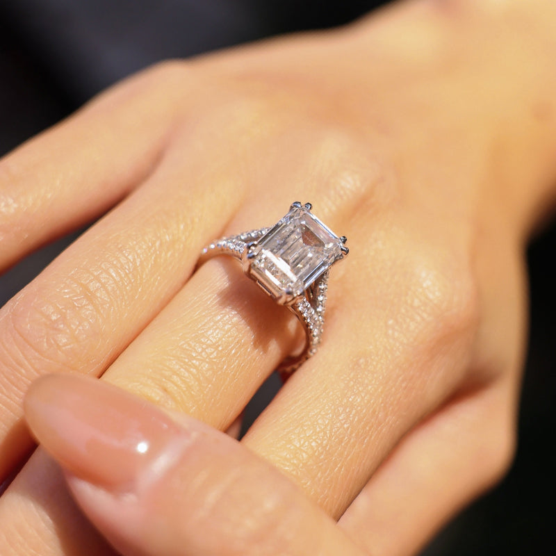 Imperial Emerald-Cut Diamond Ring (5.16 ct. emerald cut)