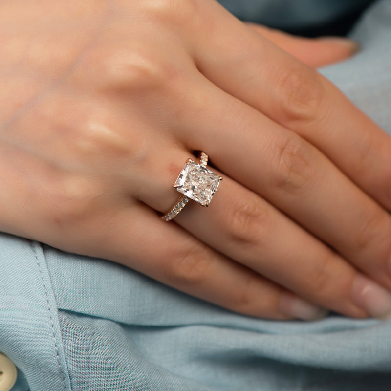 Prism Aurora Radiant Ring(3.6 ct. Radiant cut)