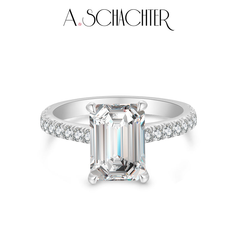Prism Aurora Ring (3.21 ct. emerald cut)