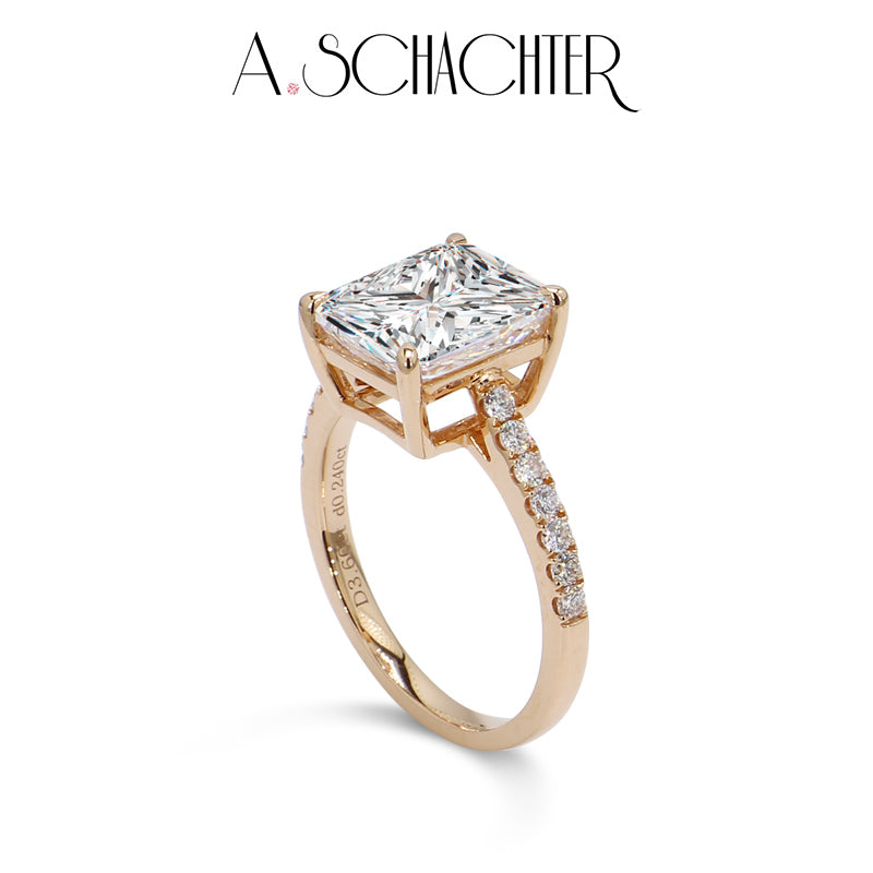 Prism Aurora Radiant Ring(3.6 ct. Radiant cut)
