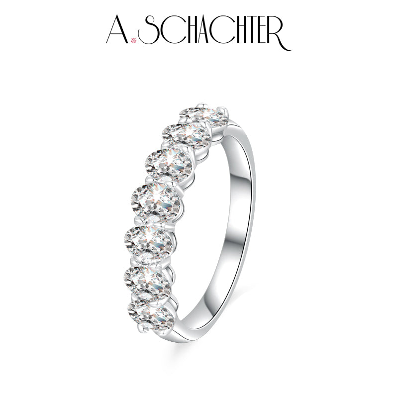 Aurora Oval Band (1.5 ct. Oval cut)