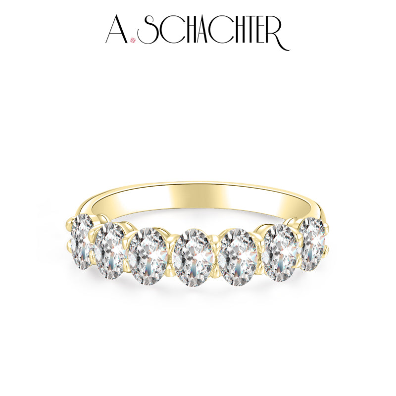 Aurora Oval Band (1.5 ct. Oval cut)