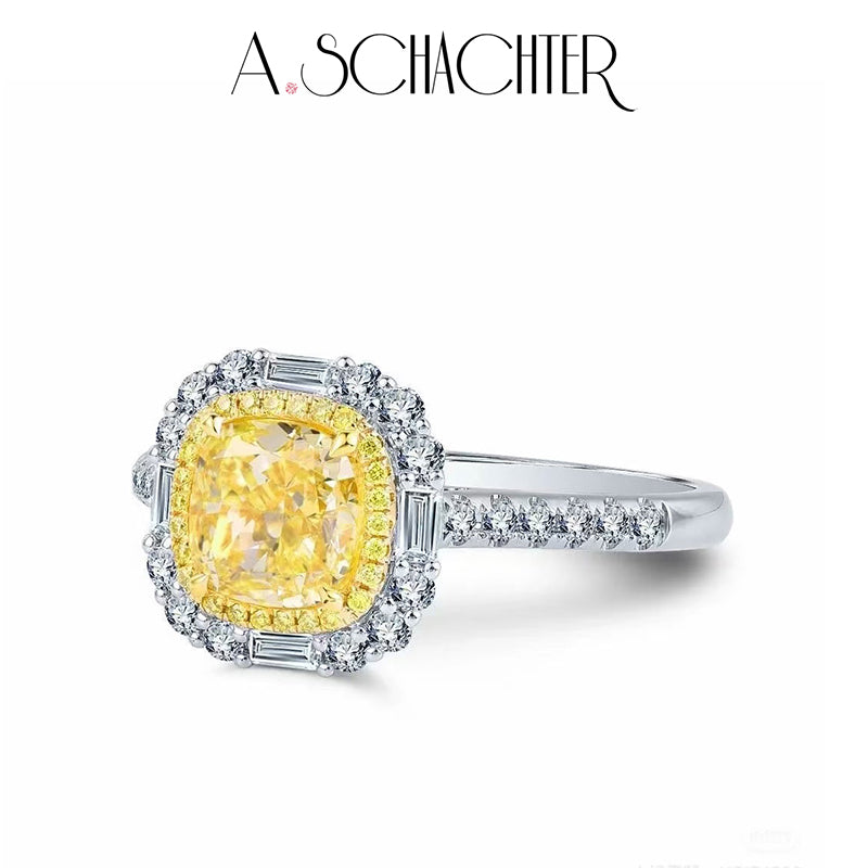 Sunshine Radiance Ring (1.3 ct. Radiant cut)