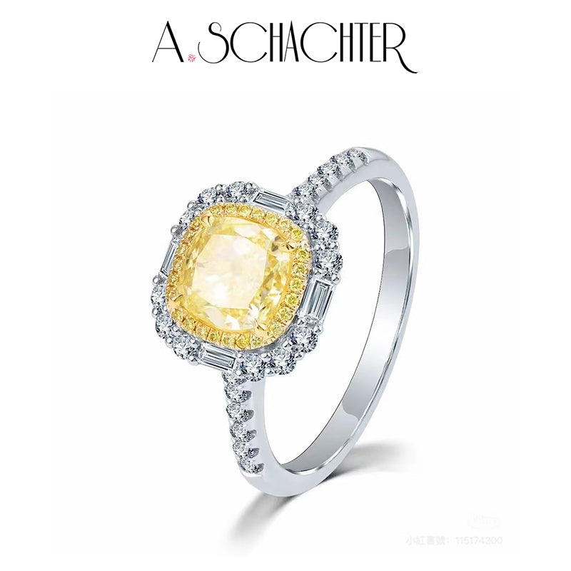 Sunshine Radiance Ring (1.3 ct. Radiant cut)