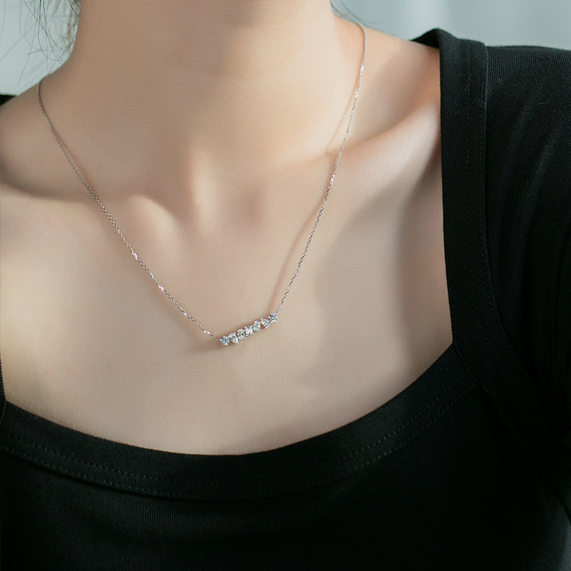 Harmony Diamond Necklace (1.09 mixed shaped, 7 stones)