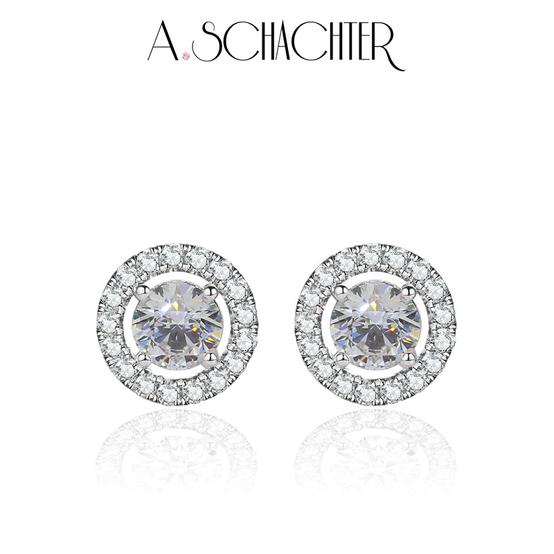 Noir & Lumière Duo — White (1 ct. Round cut)
