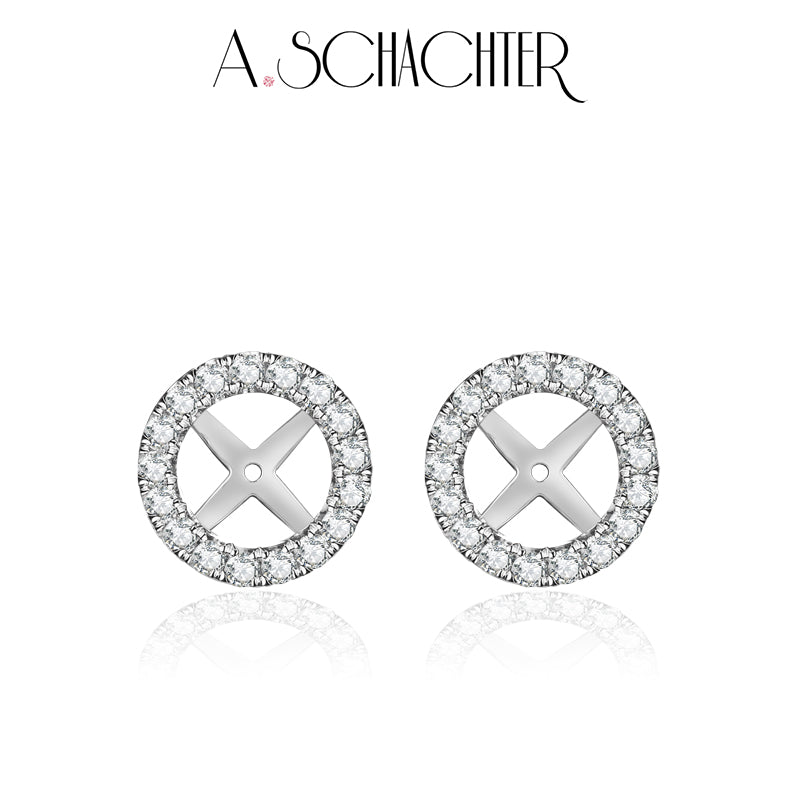 Noir & Lumière Solo — White Halo Jacket(0.75 ct. Round cut)