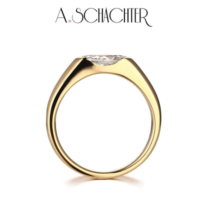 Celeste Marquise Solitaire Ring（0.5 ct. marquise cut)