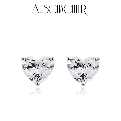 Eternal Heart Studs (0.336 ct. x2 heart cut)