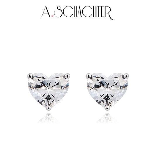 Eternal Heart Studs (0.336 ct. x2 heart cut)