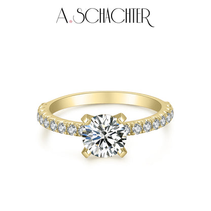 Sparkle Classic Round Solitaire Diamond Ring  (1.09 ct / E / VVS2 . Round cut)