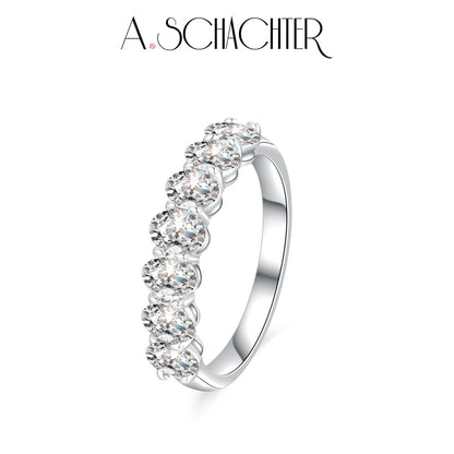 Aurora Oval Band （1.33ct. Oval cut)