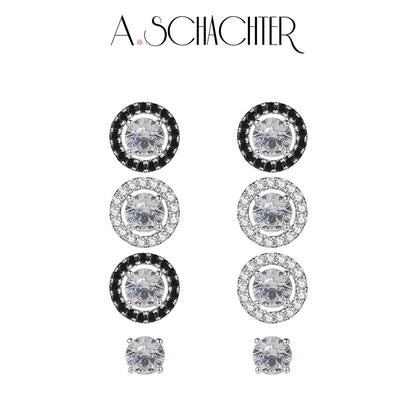 Noir & Lumière Quartet (1 ct. Round cut)