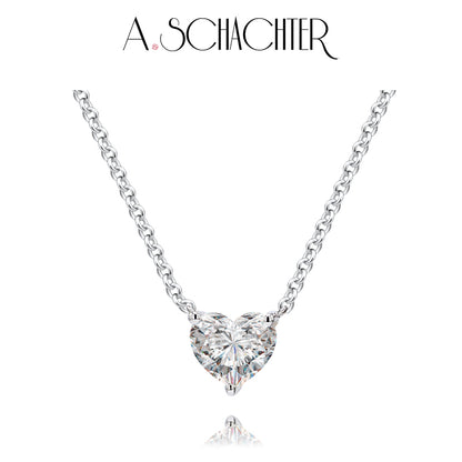 Eternal Heart Necklace （0.42 ct. heart cut)