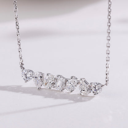 Harmony Diamond Necklace (1.09 mixed shaped, 7 stones)