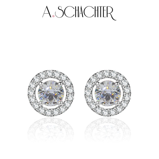 Noir & Lumière Duo — White （1 ct. Round cut)